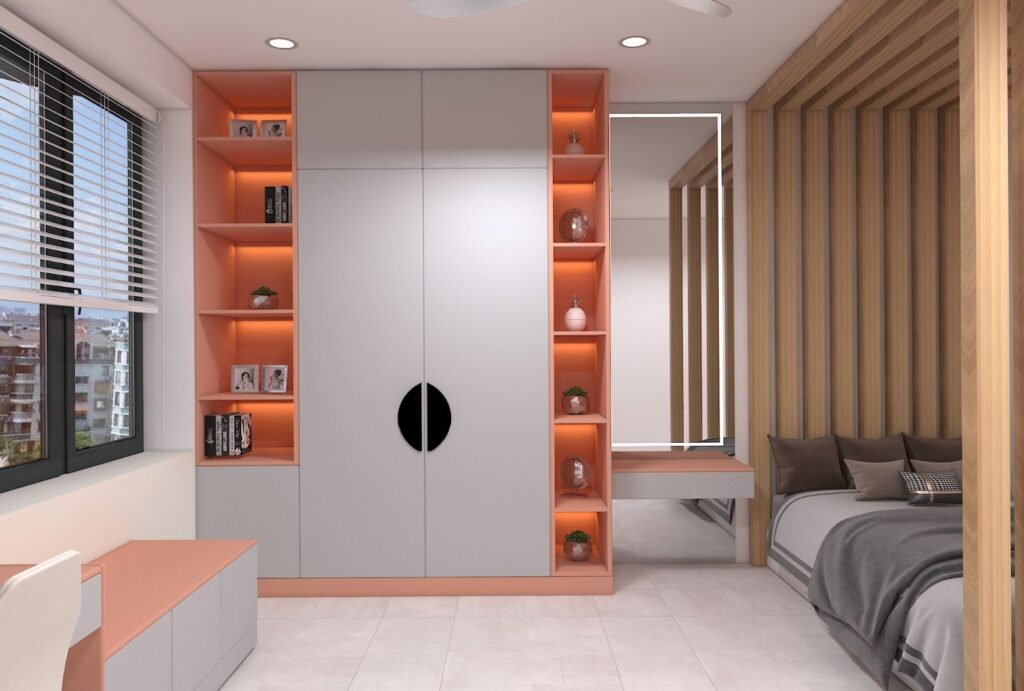 Best Interior Designer In Baranagar Best Interior Designer In Dunlop Interior Designer Bedroom Interior Design In KolkataBedroom73 1024x691